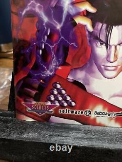 Tekken 3 Promo Calendar Store Display PS1 Vintage 1998 PlayStation Rare