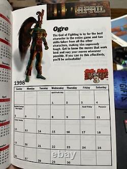 Tekken 3 Promo Calendar Store Display PS1 Vintage 1998 PlayStation Rare