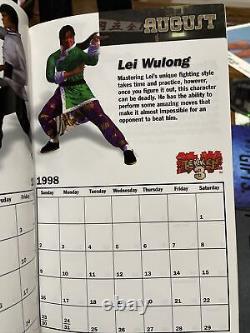 Tekken 3 Promo Calendar Store Display PS1 Vintage 1998 PlayStation Rare