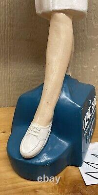 The Clinic Shoes Nurse Advertising Store Display Statue Vintage 23 Tall Sign