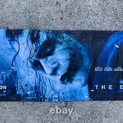 The Dark Knight Batman Movie Pre-Release Store Promo Banner RARE Heath Ledger