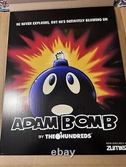 The Hundreds Adam Bomb ZUMIEZ In Store Display Poster Sign Send Offers