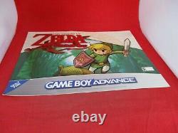 The Legend of Zelda The Minish Cap Nintendo Game Boy Advance Store Display Sign