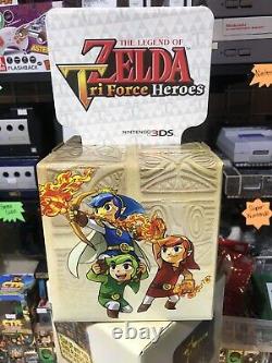 The Legend of Zelda Tri-Force Heroes Promo store display sign 1/1 Nintendo