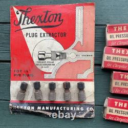 Thexton Plug Extractor Parts Display Standee Store Sign Vintage Automotive Parts