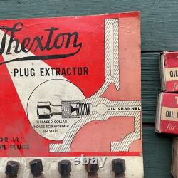 Thexton Plug Extractor Parts Display Standee Store Sign Vintage Automotive Parts