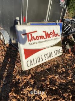 Thom McAn Display Sign From Calio's Shoe Store Laurel Delaware