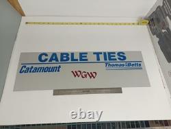 Thomas & Betts Cable Ties Sign Vintage Hardware Store Display 24x7.5 Rare Thomas & Betts Cable Ties Sign Vintage Hardware Store Display 24x7.5 Rare