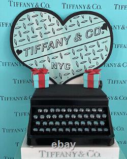 Tiffany&Co Heart Sign Display Storefront Window Advertising Prop Blue Black