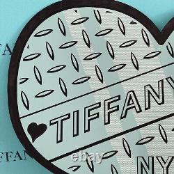 Tiffany&Co Heart Sign Display Storefront Window Advertising Prop Blue Black