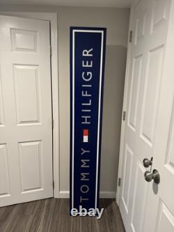Tommy Hilfiger flag RARE Macy's vertical store display sign 72 tall