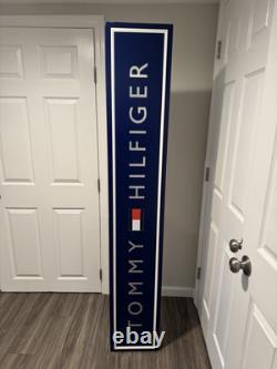Tommy Hilfiger flag RARE Macy's vertical store display sign 72 tall