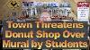 Town Threatens Donut Shop Over Mural By Students