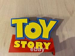 Toy Story mini signboard store display parts vintage collectible 3.9 x 2.7 in