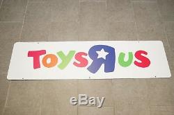 Toys R Us Logo Store Display Large Sign Styrene Thick Plastic 5ft x 1.5ft