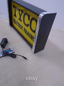 Tyco Electric Trains Store /Rec Room Light Up Display SIGN