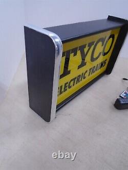 Tyco Electric Trains Store /Rec Room Light Up Display SIGN