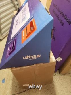 Ultra Mobile phone Store business Floor Display Sign Award Winning Retail Cards