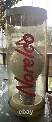 Ultra Rare Norelco Light Bulb Hanging Sign Advertisement Promo Promotional