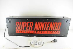Used -Official Nintendo M37R Super Brite Store Sign NES Display Nintendo NES Ni