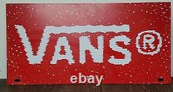 VANS Double Sided Original Display Sign Advertising 20 x 10