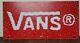 VANS Double Sided Original Display Sign Advertising 20 x 10