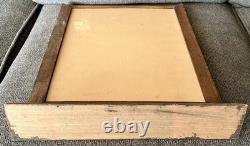 VINTAGE 1930's ALLEN-A MENS UNDERWEAR ART DECO FRAME With AD STORE DISPLAY SIGN