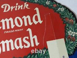 VINTAGE 1940's DRINK ALMOND SMASH SODA STORE DISPLAY- RARE- VINTAGE DRIVE-IN