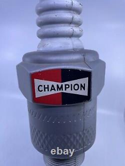 VINTAGE 1960's CHAMPION SPARK PLUG PLASTIC BLOW MOLD STATION STORE SIGN DISPLAY