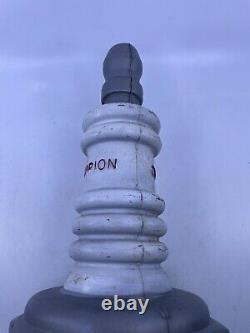 VINTAGE 1960's CHAMPION SPARK PLUG PLASTIC BLOW MOLD STATION STORE SIGN DISPLAY