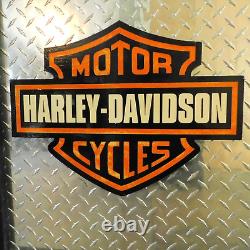 VINTAGE 1960's HARLEY DAVIDSON MOTORCYCLE ADVERTISING STORE DISPLAY SIGN