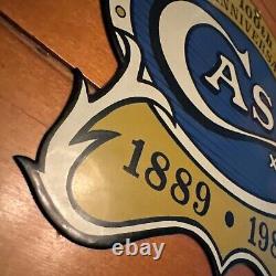 VINTAGE CASE XX 100TH ANNIVERSARY SIGN 1889 1989 Store Display Sign Clean