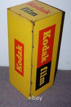 VINTAGE Genuine KODAK Film Metal Store Display Advertising Sign