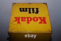VINTAGE Genuine KODAK Film Metal Store Display Advertising Sign