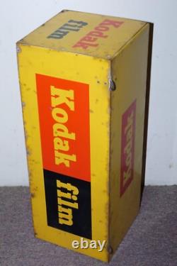 VINTAGE Genuine KODAK Film Metal Store Display Advertising Sign