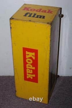 VINTAGE Genuine KODAK Film Metal Store Display Advertising Sign