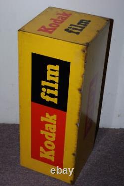VINTAGE Genuine KODAK Film Metal Store Display Advertising Sign