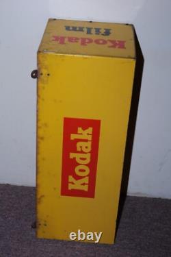 VINTAGE Genuine KODAK Film Metal Store Display Advertising Sign