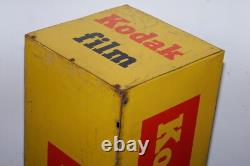 VINTAGE Genuine KODAK Film Metal Store Display Advertising Sign