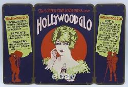 VINTAGE Hollywood Glo Cosmetics Store Display (c. 1925) Art Deco Advertisement