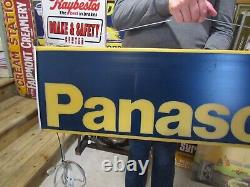 VINTAGE ORIGINAL 1970's LIGHTED PANASONIC DEALER DISPLAY SIGN DOUBLE SIDED SIGN