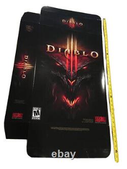 VINTAGE SIGN Diablo 3 Promotional Promo Store Display Oversize Box Blizzard Gift