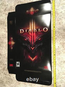 VINTAGE SIGN Diablo 3 Promotional Promo Store Display Oversize Box Blizzard Gift