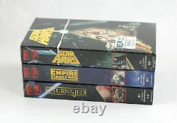 VINTAGE STAR WARS 1988 CBS Fox VHS Video Store Display with SEALED Tapes