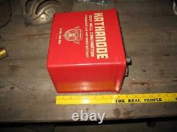 VINTAGE VERY RARE 1940s 50s BATTERY CASE STORE DISPLAY SIGN KATHANODE BATTERIES