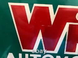 VINTAGE WHITAKER AUTOMOTIVE CABLE DISPLAY Advertising Rack Sign Gas & Oil