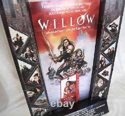 VINTAGE Willow Lucasfilm 1988 Video Store VHS 3D Display Standee Promo RARE