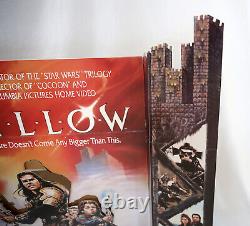 VINTAGE Willow Lucasfilm 1988 Video Store VHS 3D Display Standee Promo RARE