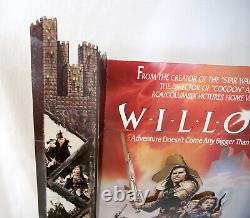 VINTAGE Willow Lucasfilm 1988 Video Store VHS 3D Display Standee Promo RARE