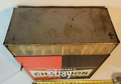 VTG 1960's CHAMPION SPARK PLUG GAS SERVICE STATION STORE DISPLAY CABINET SIGN